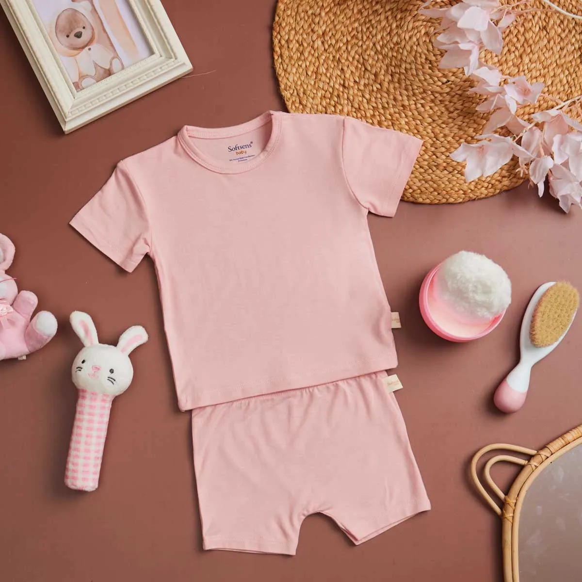 4 Pack Bamboo Shorts And Top Coord Sets