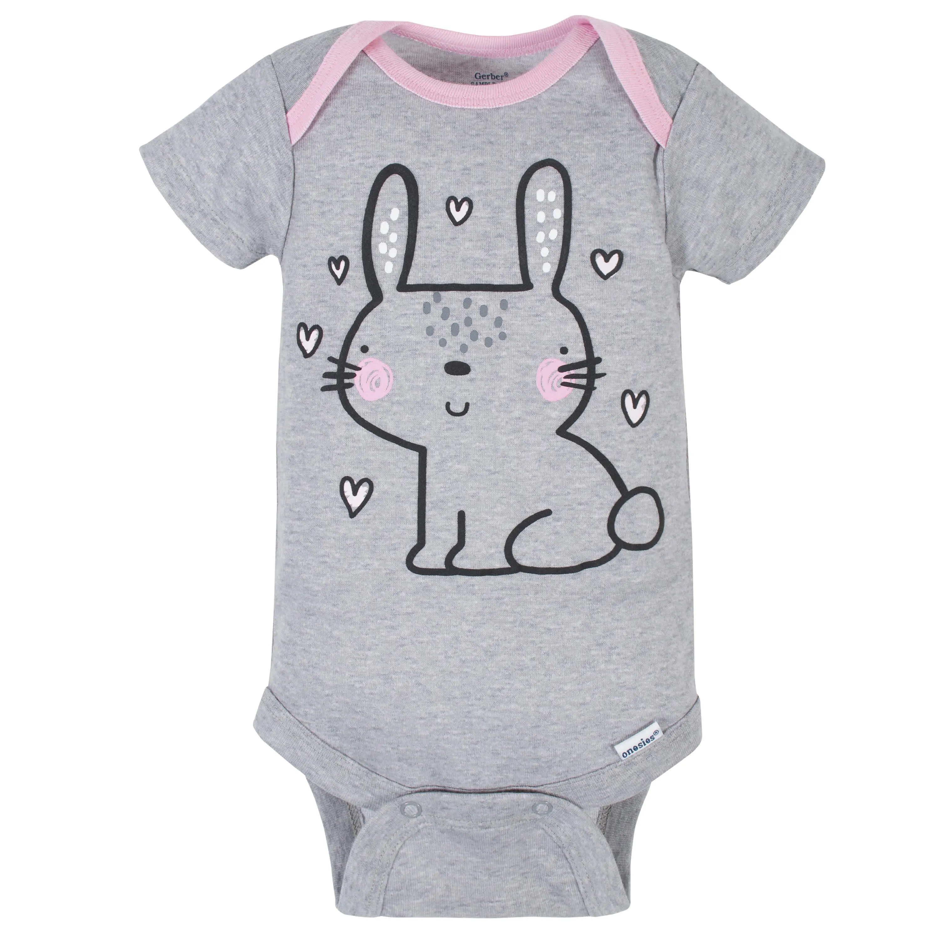 4-Piece Baby Girls Bunny Onesies® Bodysuits & Sleep 'N Play Set