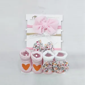 5Pcs Headband & Socks Set - Little People Gears