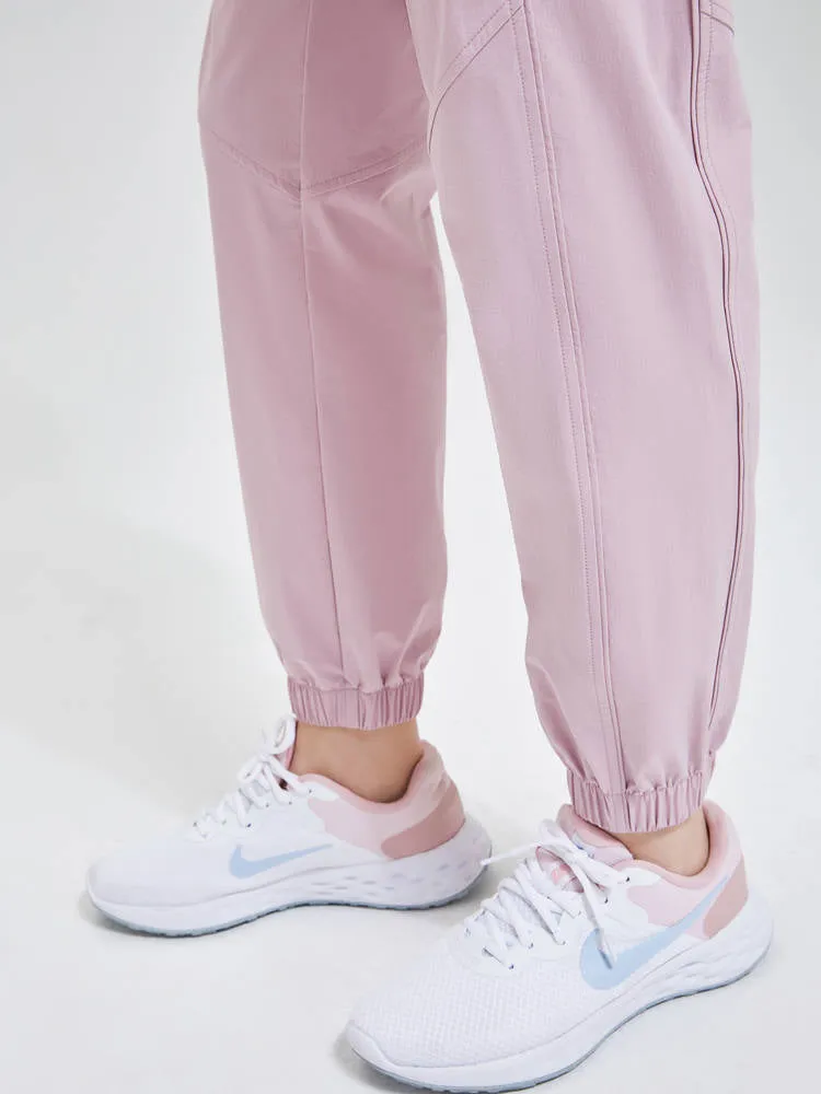 フロントファスナー付軽薄パンツ
