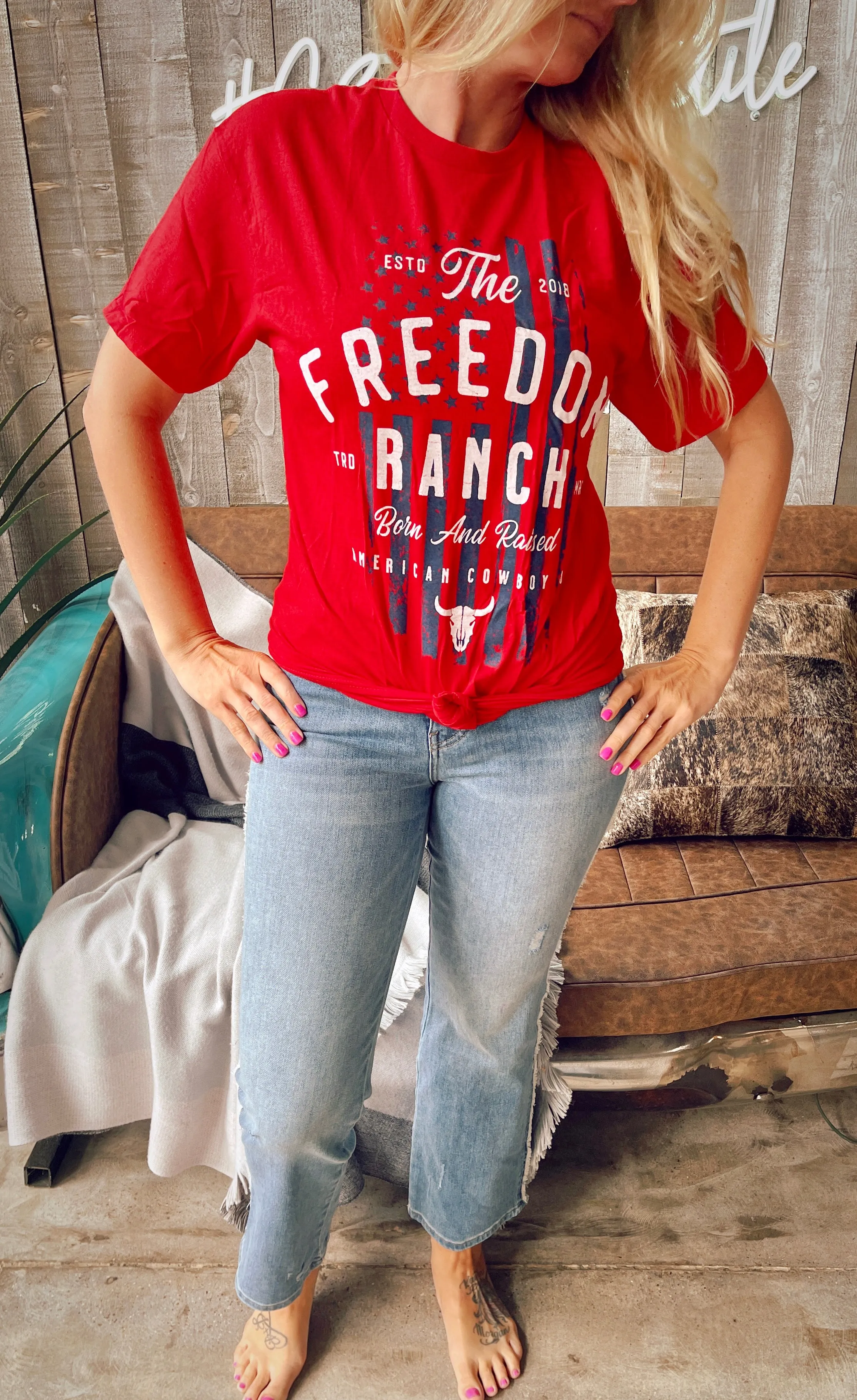 American Highway Freedom Ranch Graphic Tee