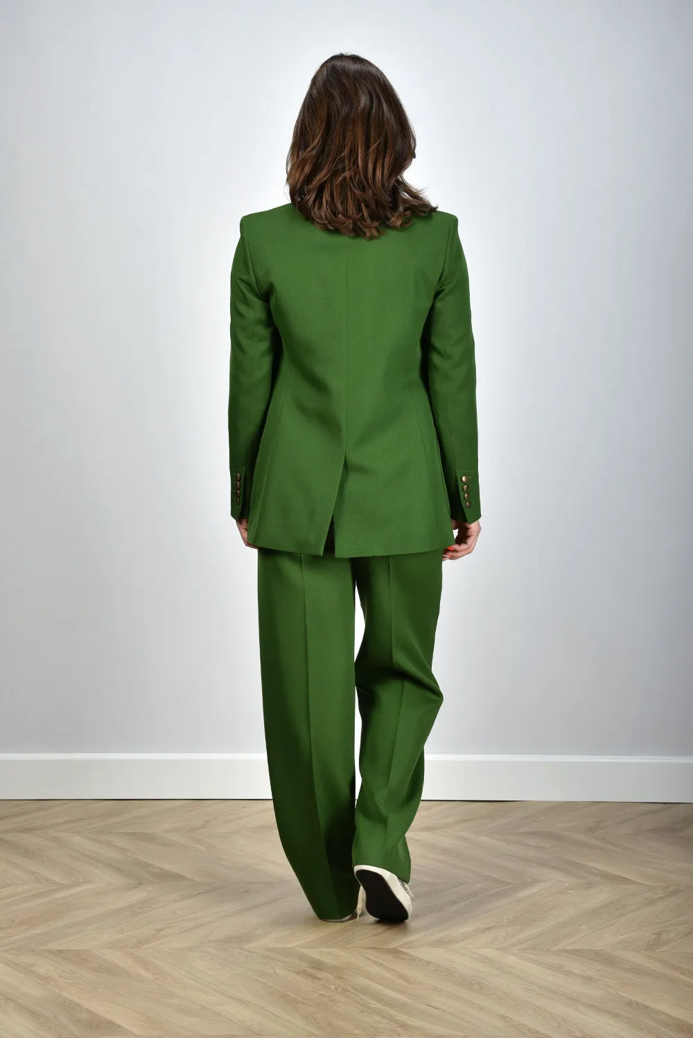 Ami Paris blazer Croisee FBV202.WV0004 evergreen