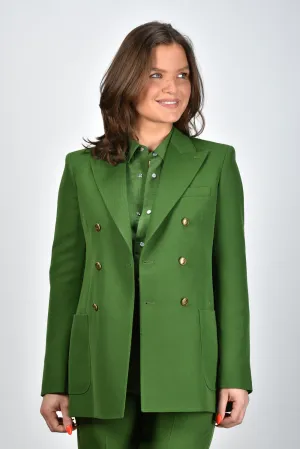 Ami Paris blazer Croisee FBV202.WV0004 evergreen