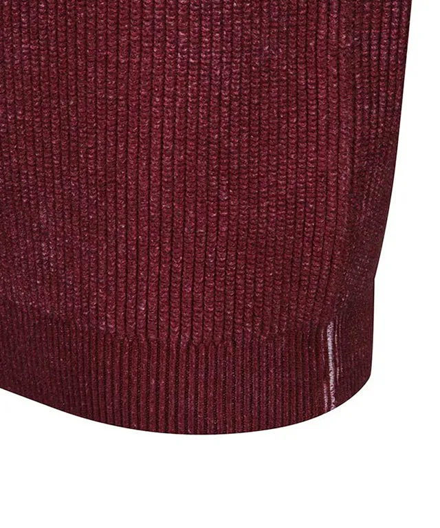 ANEW Golf: Men Dyed Pullover - Wine