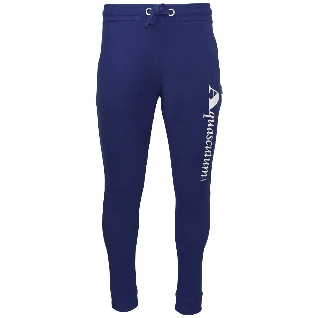 Aquascutum Mens FPIA38 85 Sweat Pants Navy Blue