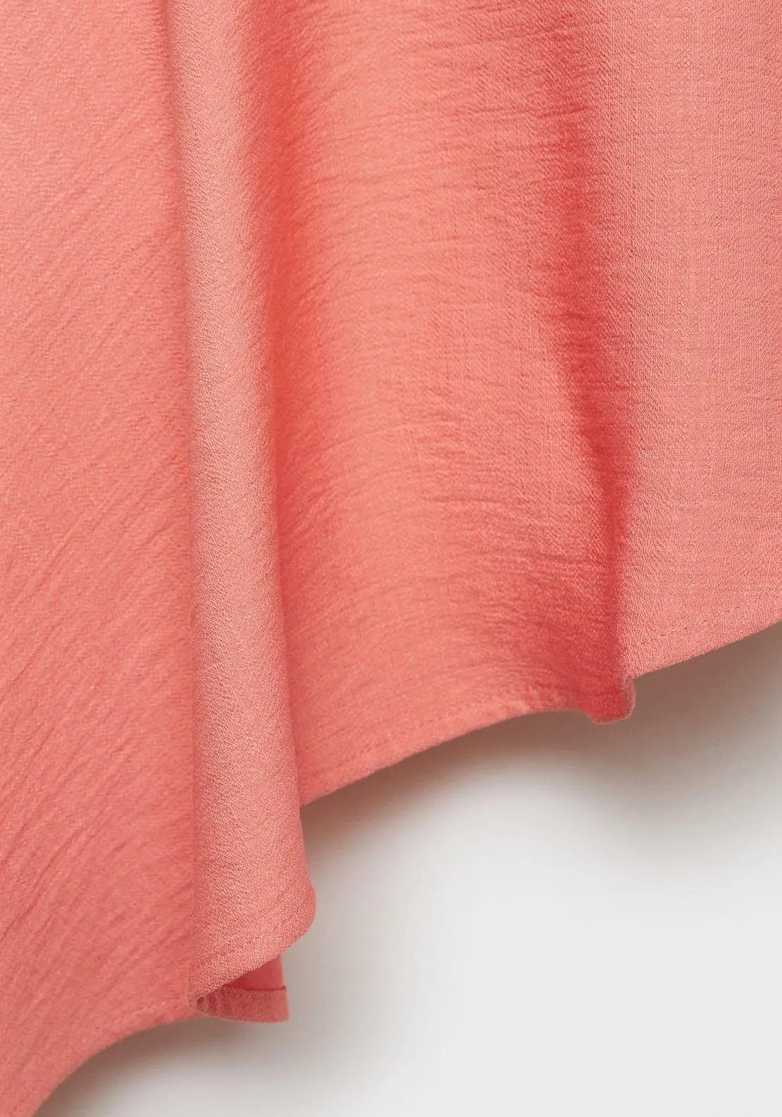 Asymmetric Strapless Top - Bright Red