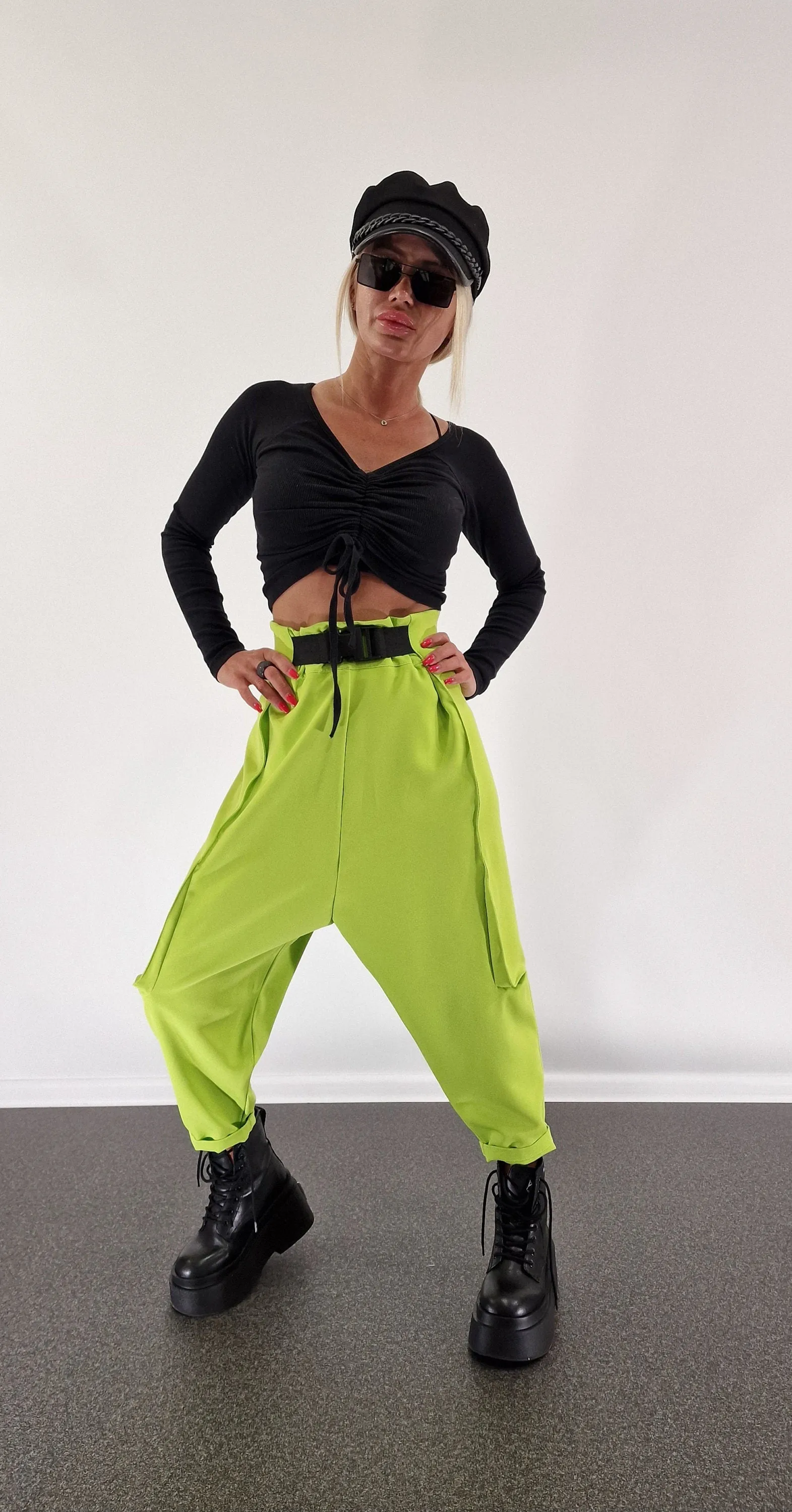 Baggy Pants, Harem Pants, Loose Drop Crotch Pants, Gipsy Pants, High Waist Trousers, Avant-garde Pants, Extravagant Harem Pants