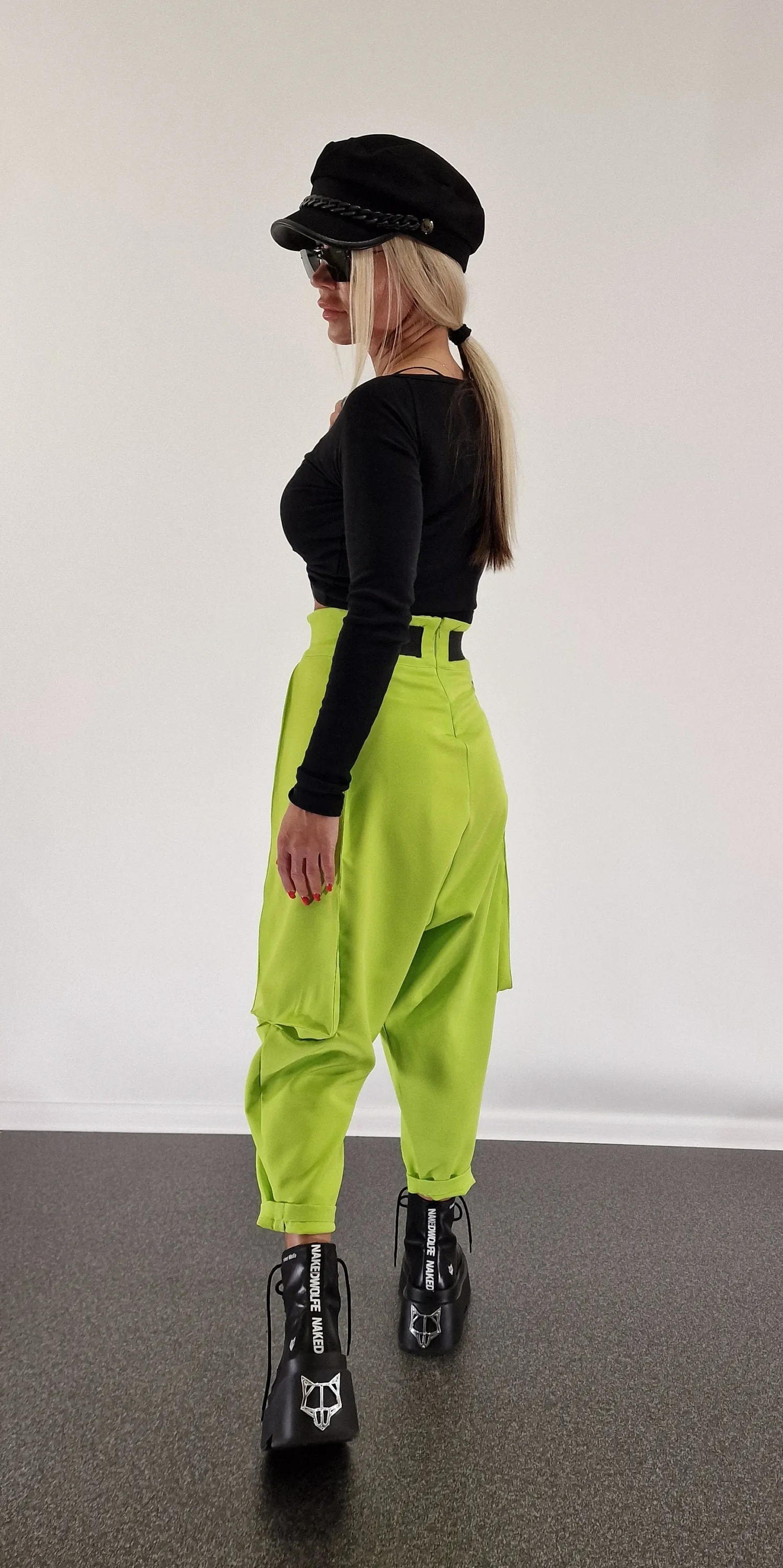 Baggy Pants, Harem Pants, Loose Drop Crotch Pants, Gipsy Pants, High Waist Trousers, Avant-garde Pants, Extravagant Harem Pants