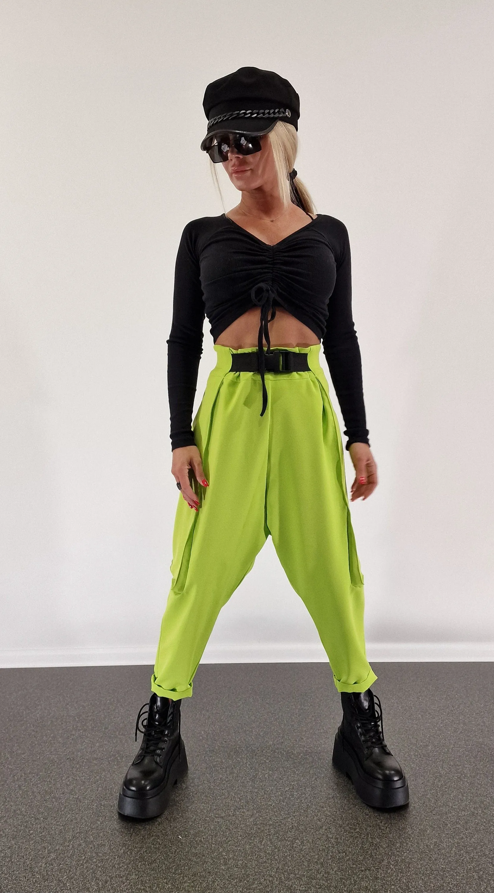 Baggy Pants, Harem Pants, Loose Drop Crotch Pants, Gipsy Pants, High Waist Trousers, Avant-garde Pants, Extravagant Harem Pants