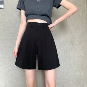 Basic Elegant Style Shorts Pants