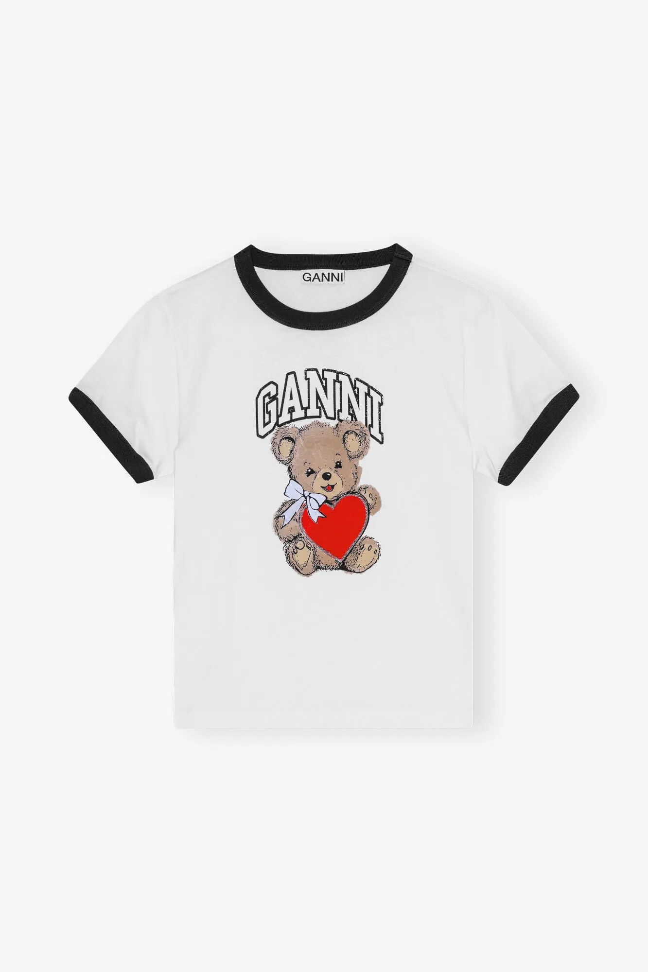 Basic Jersey Bear T-Shirt - Bright White
