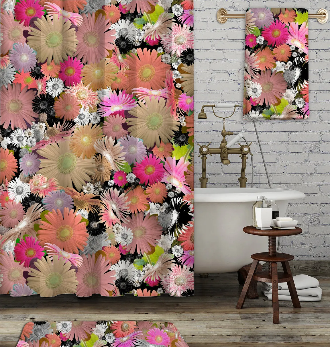 Bathroom Set 'C Floral'