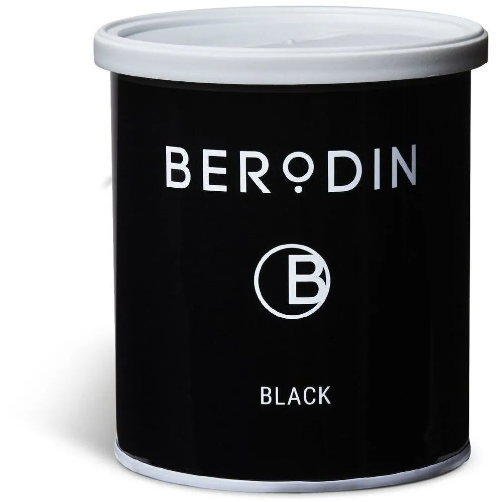 Berodin BLACK - Gel/Cream Soft Strip Wax / 800 Grams - 28.2 oz. Tin