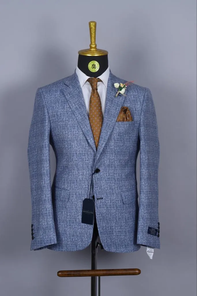 Blazer Bleu Clair Motif