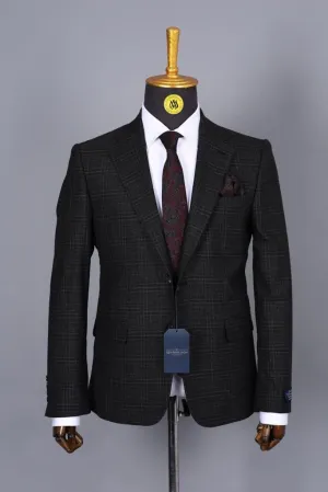 Blazer Noir Motif 9