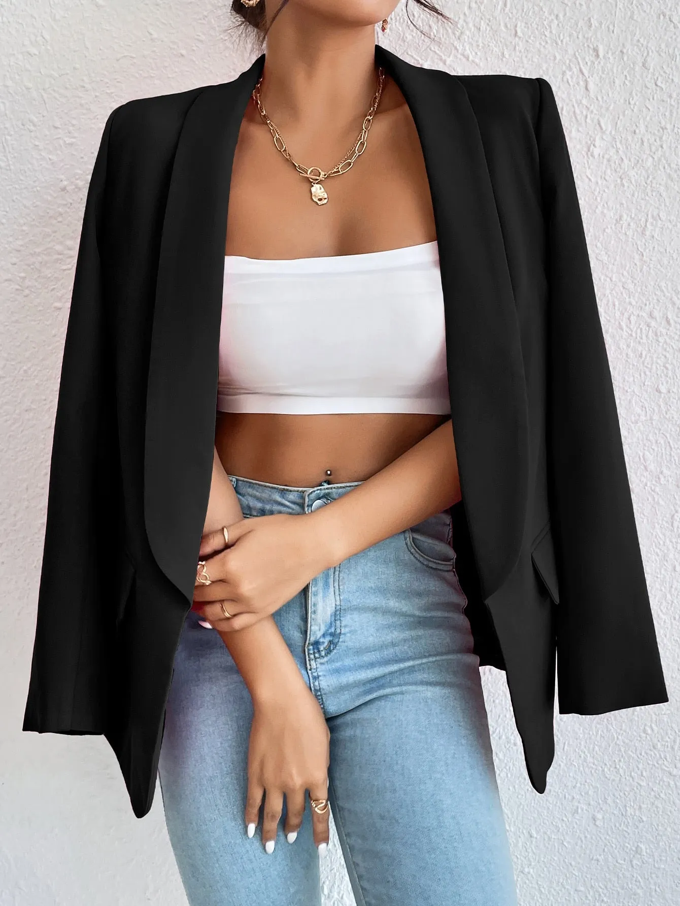 Blazer Raffinéa de Cuello Esmoquin