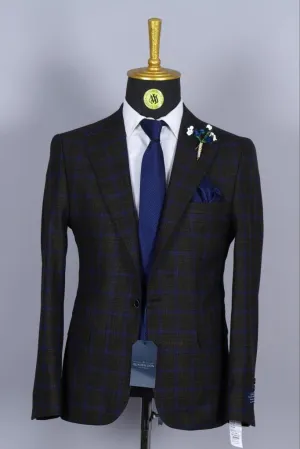 Blazer Vert Nuit Motif