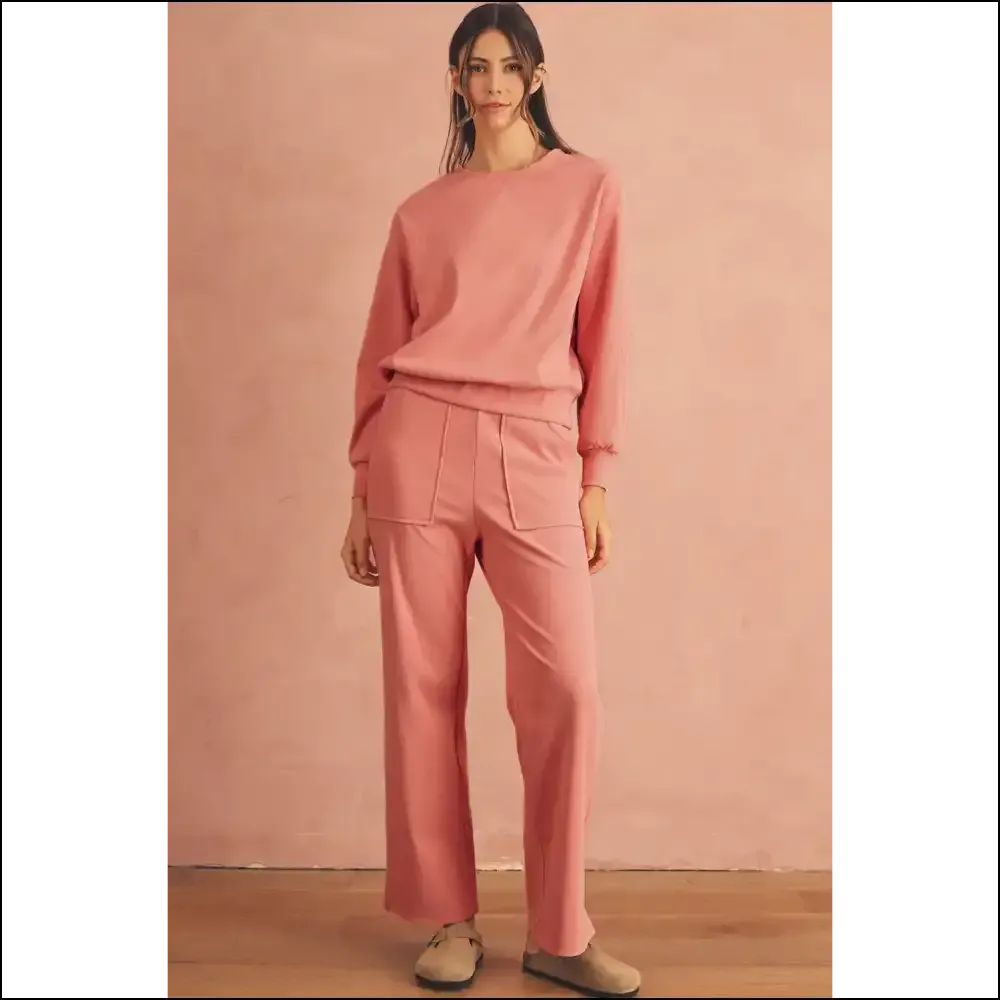 Blossom Ribbed Pants Set: so Comfy, Youll Actually Leave the House  🌸 Needful Things
