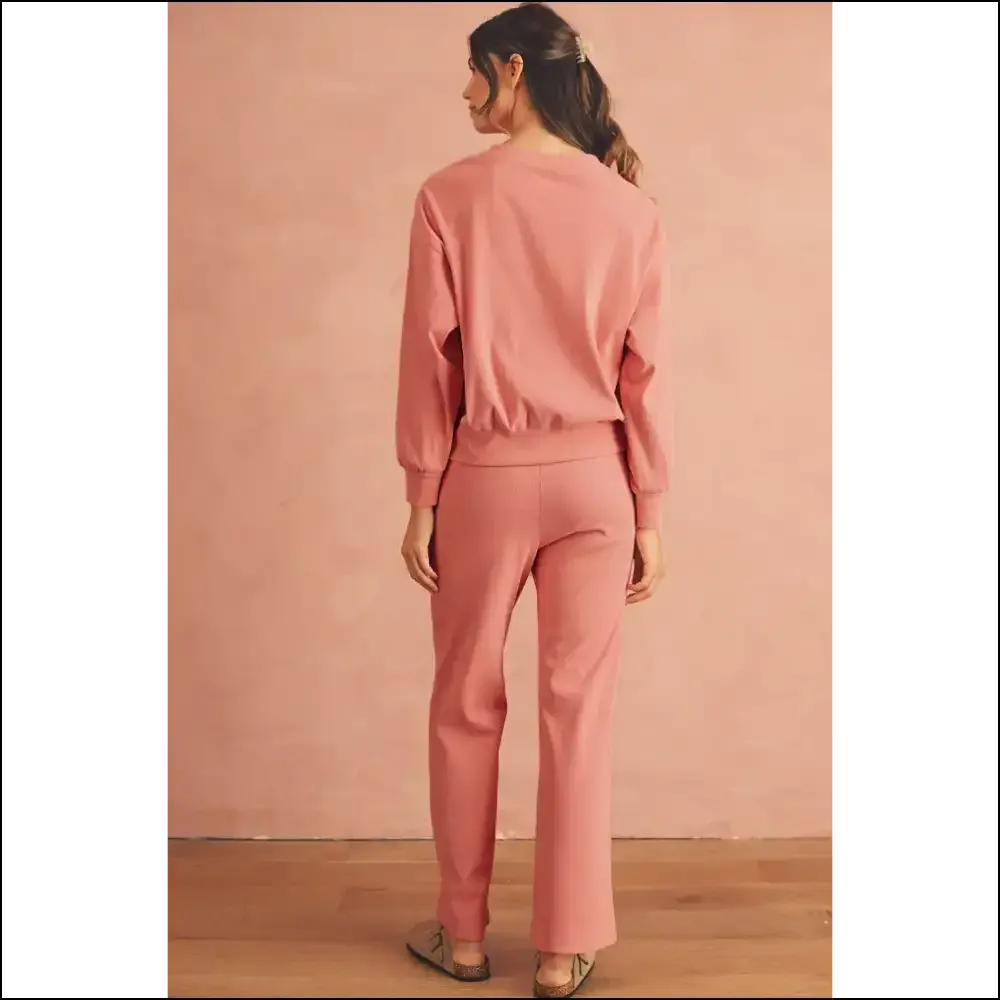 Blossom Ribbed Pants Set: so Comfy, Youll Actually Leave the House  🌸 Needful Things