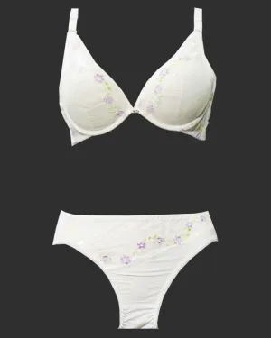 Bridal Bra Panty Sets - Zero Size - Single Padded Underwired Bra Panty Sets - BS3003