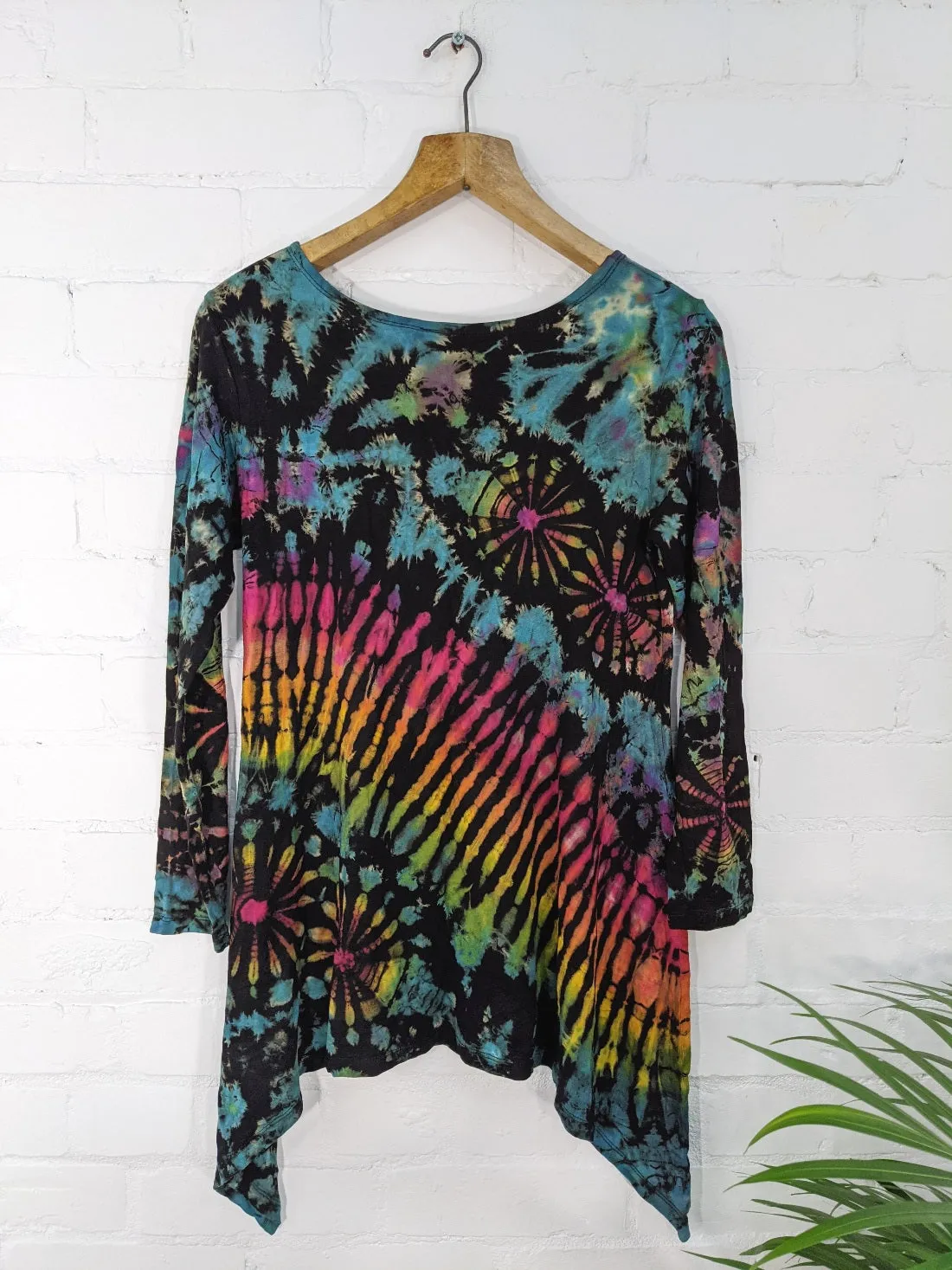 Bright Tie Dye Long Sleeve Top