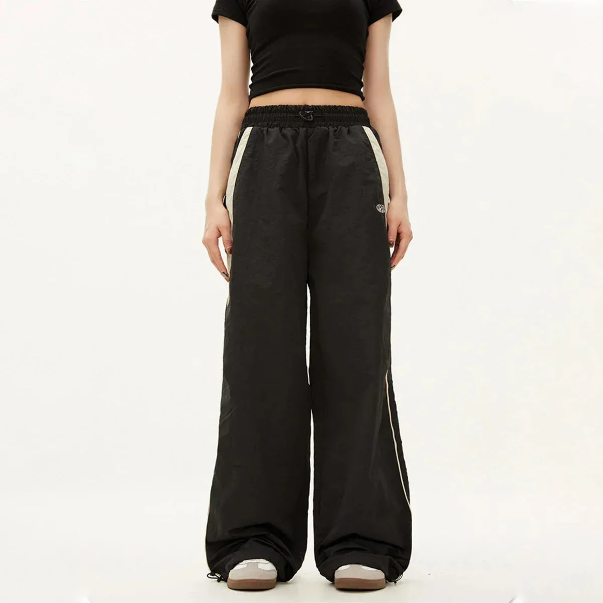 Cargo Breeze™ | Women's Wide Leg Cargo Pants | Elastic Waist, Drawstring Design, Y2K Style, Comfortable Fit
