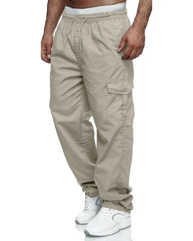 Cargo Flex™ | Men's Loose Fit Cargo Pants | Elastic Waistband, Multiple Pockets & Durable Fabric