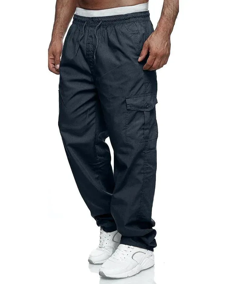 Cargo Flex™ | Men's Loose Fit Cargo Pants | Elastic Waistband, Multiple Pockets & Durable Fabric
