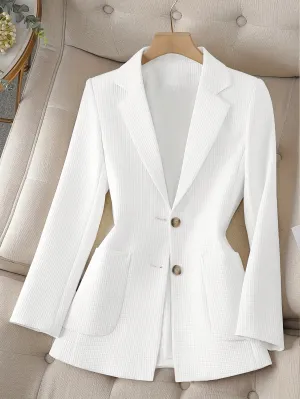 Cherry Vibes - Elegante chaqueta blazer para mujer en