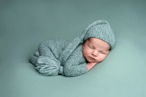 Chunky alpaca romper sets