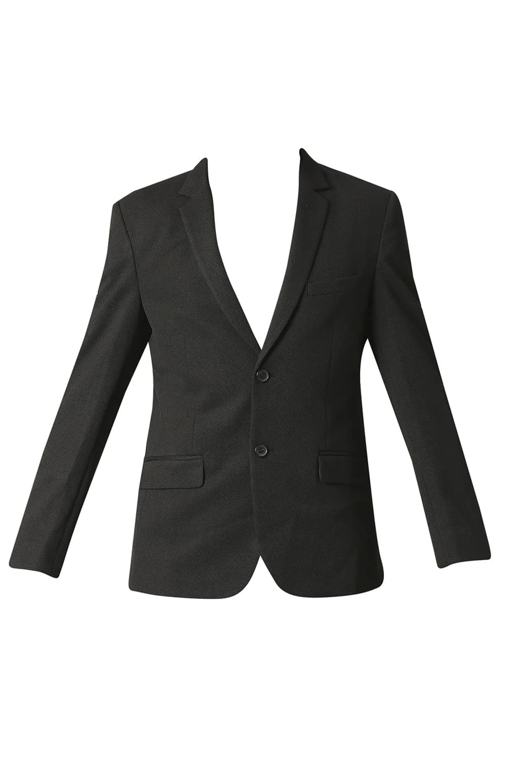Comfort Fit Self Structure Knit Blazers