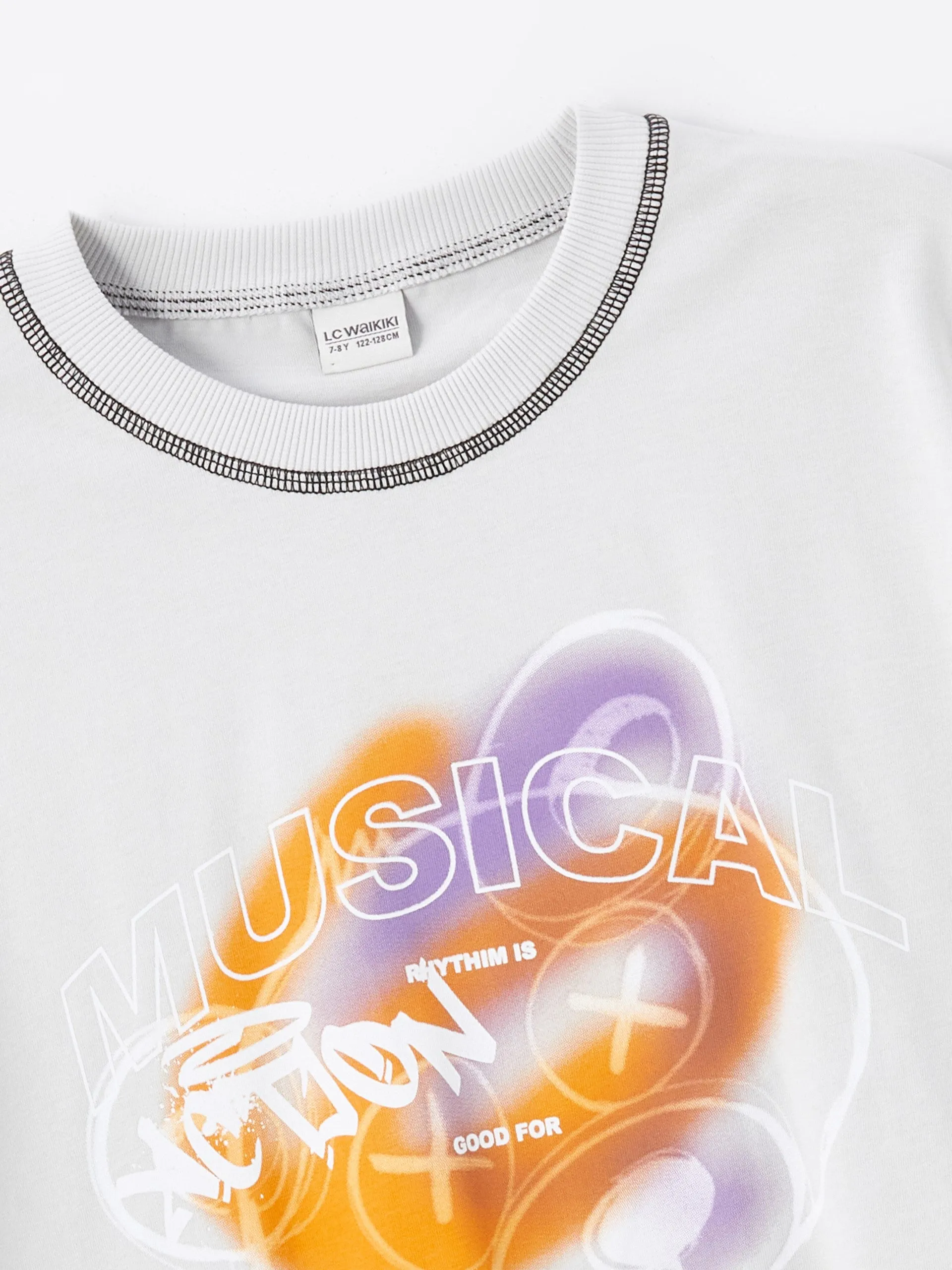 Comfortable Fit Crew Neck Short Sleeve Boy's T-Shirt