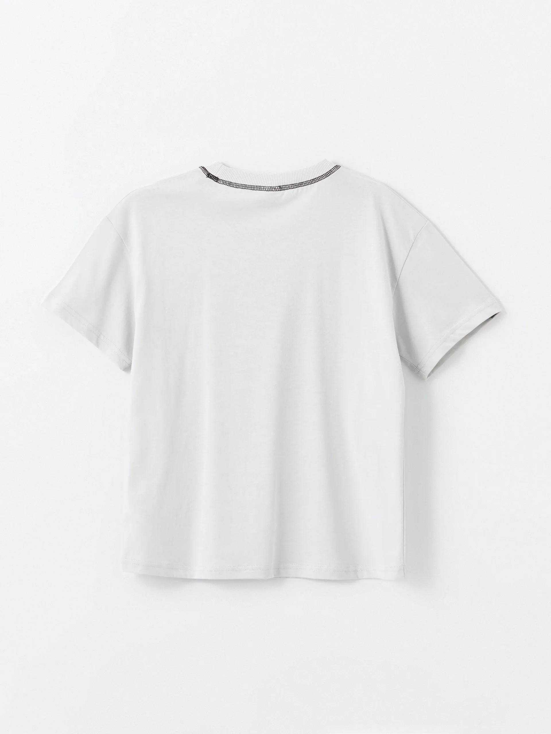Comfortable Fit Crew Neck Short Sleeve Boy's T-Shirt
