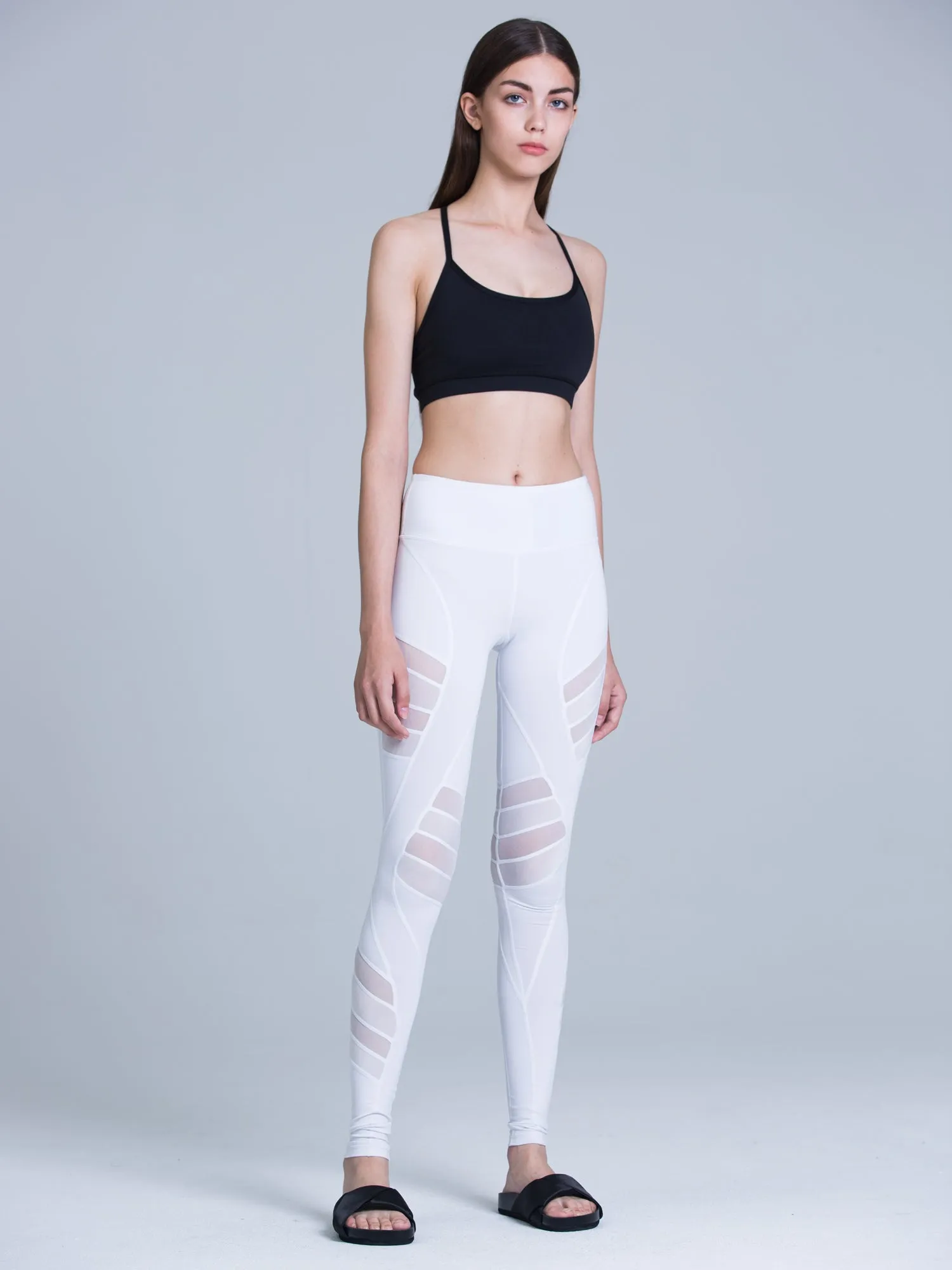 COMPETITION PANTS, WHITE/WHITE MESH
