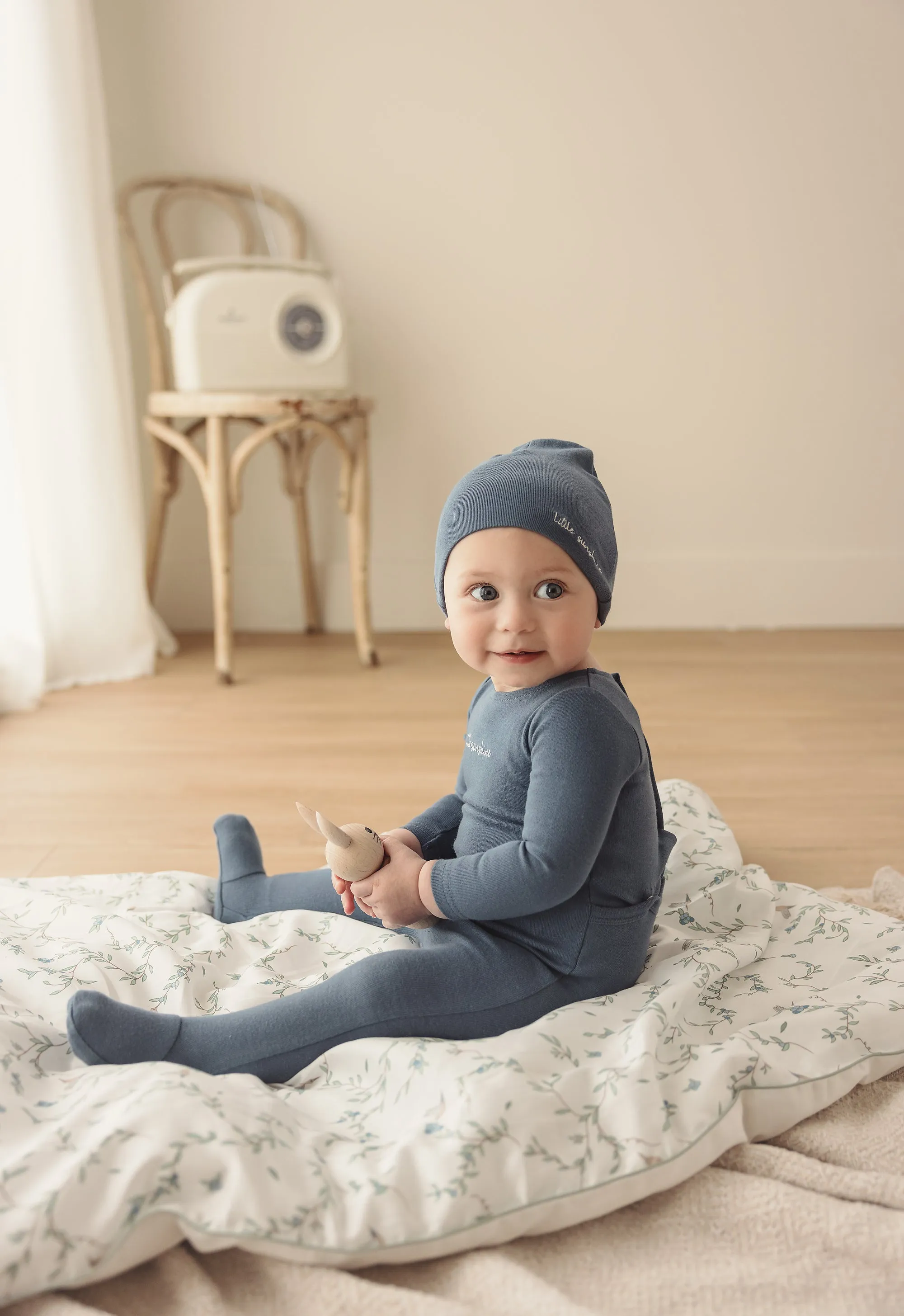 Cotton Word Footie Set