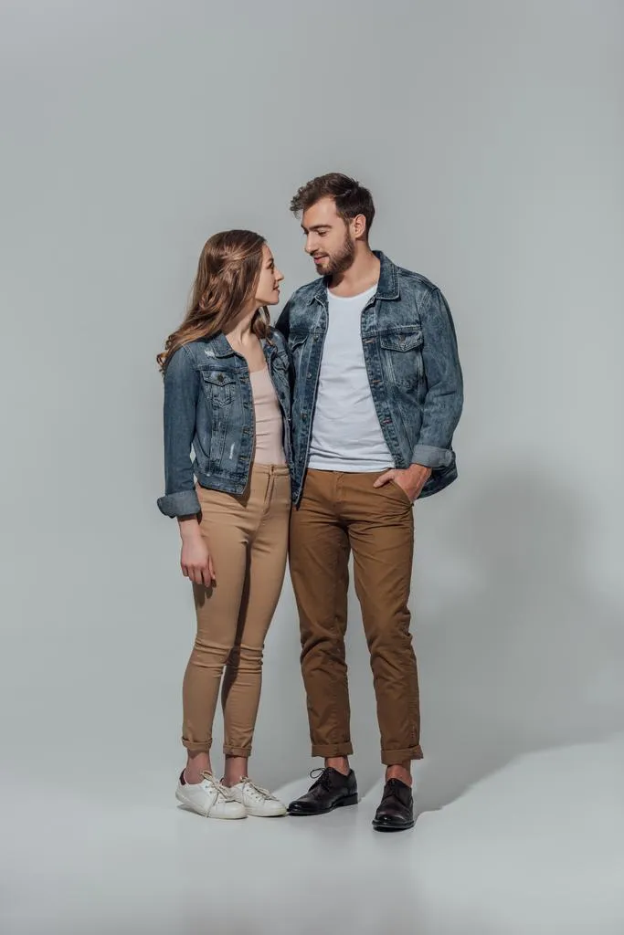 Couple Denim Jacket Blue