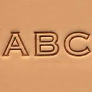 Craftool 1/2" (13 mm) Block Alphabet Set