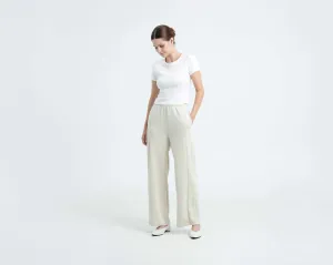 Cream Bamboo Lyocell Daily Pants