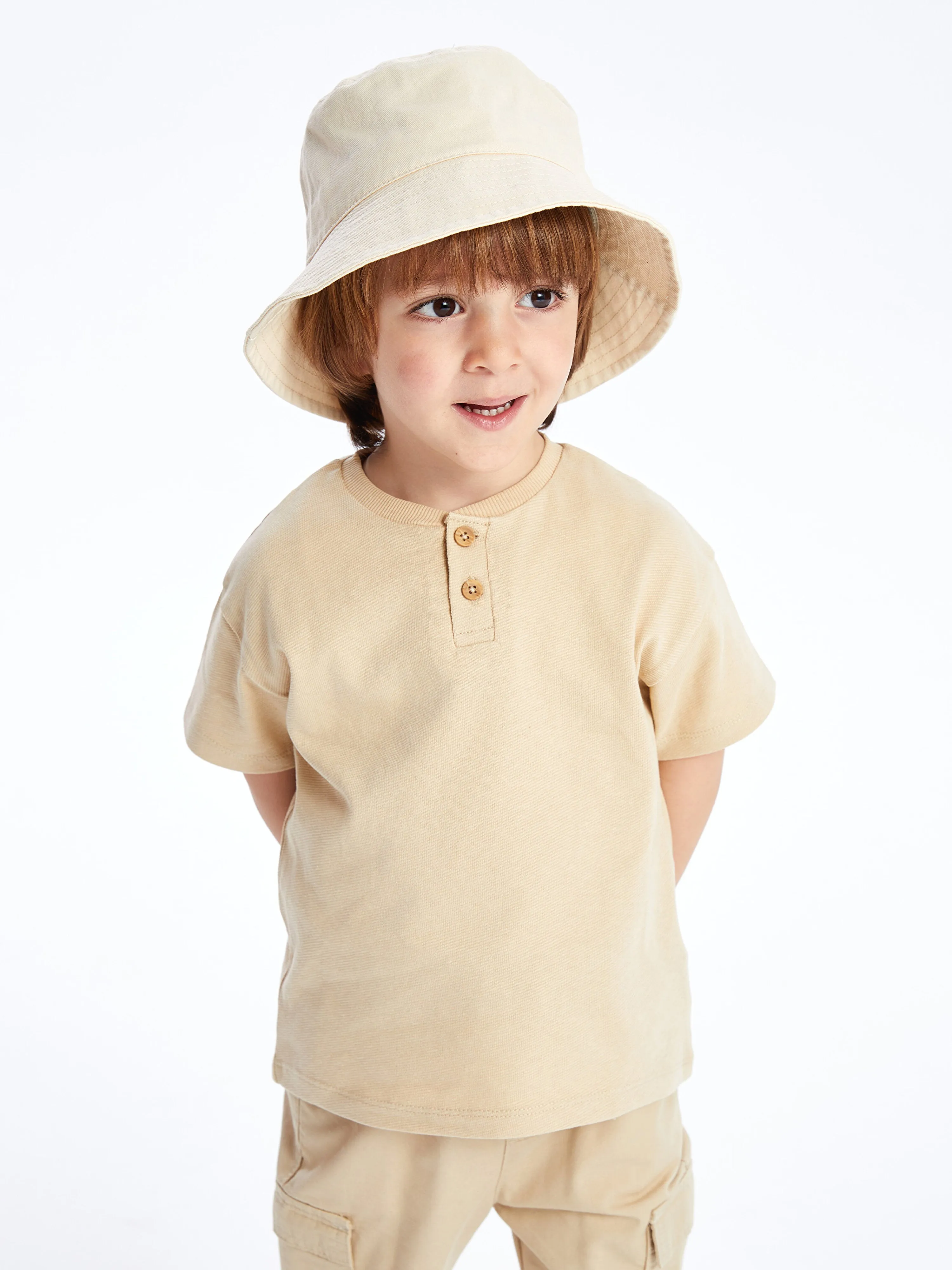 Crew Neck Basic Baby Boy T-Shirt