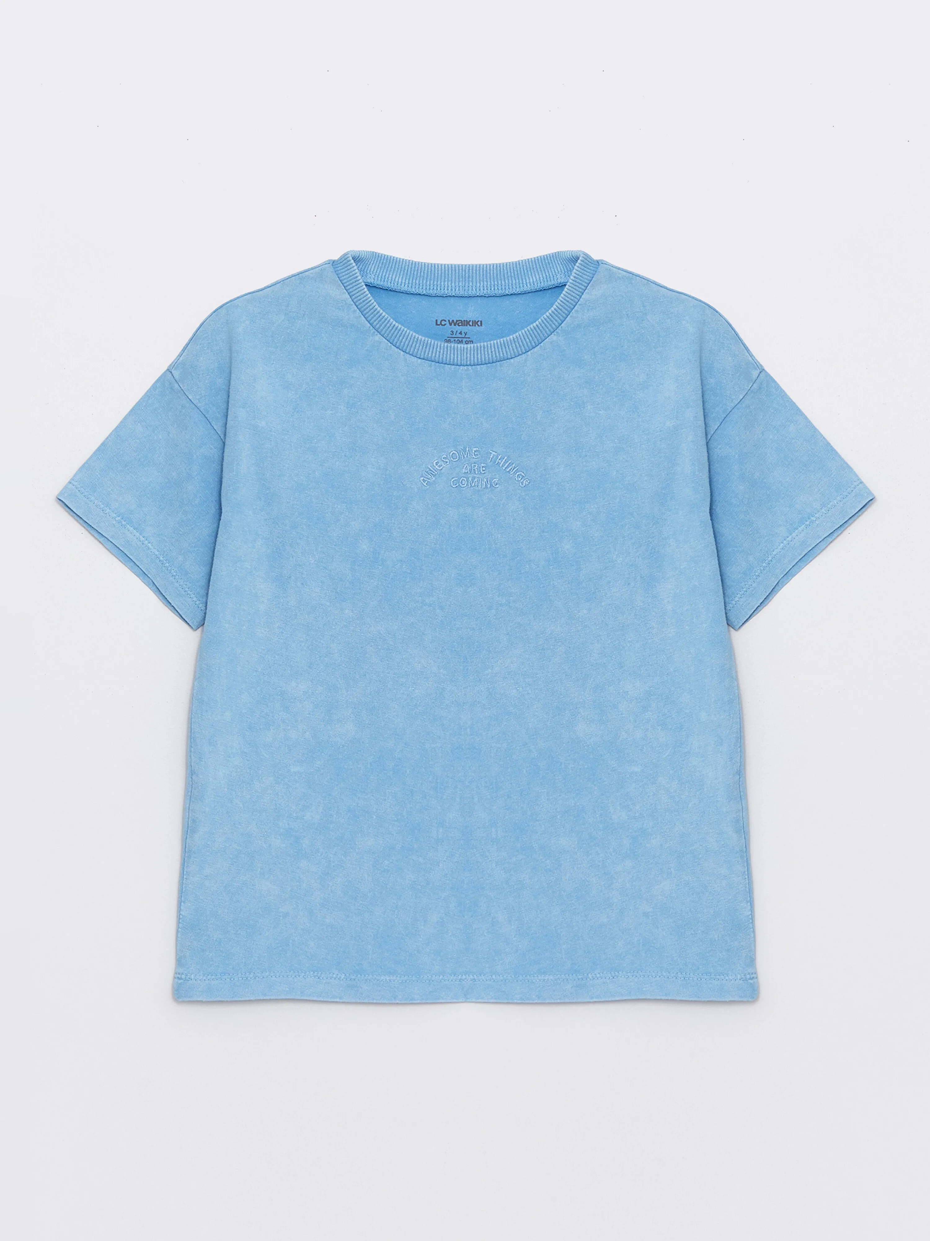 Crew Neck Basic Baby Boy T-Shirt