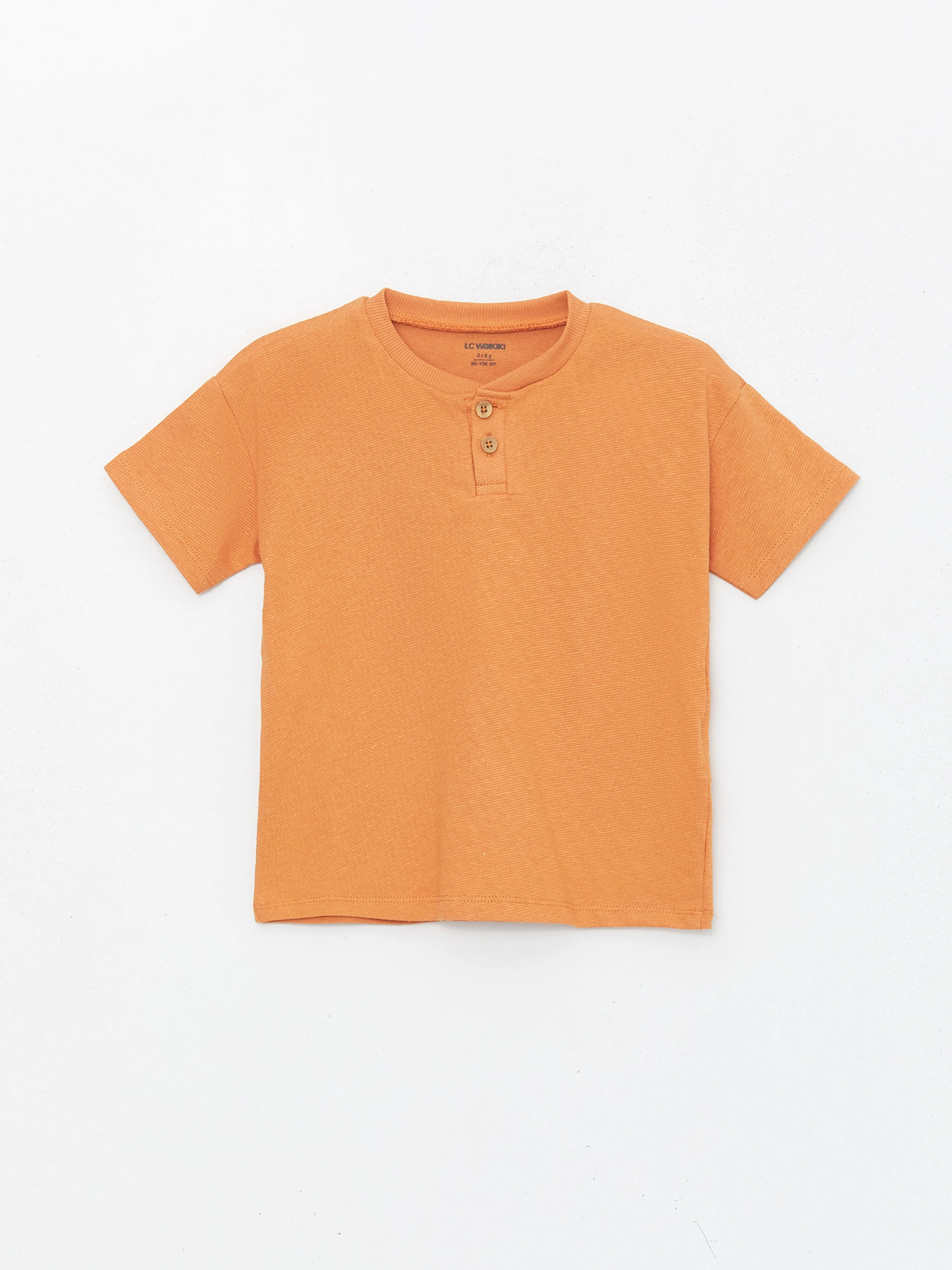 Crew Neck Basic Baby Boy T-Shirt