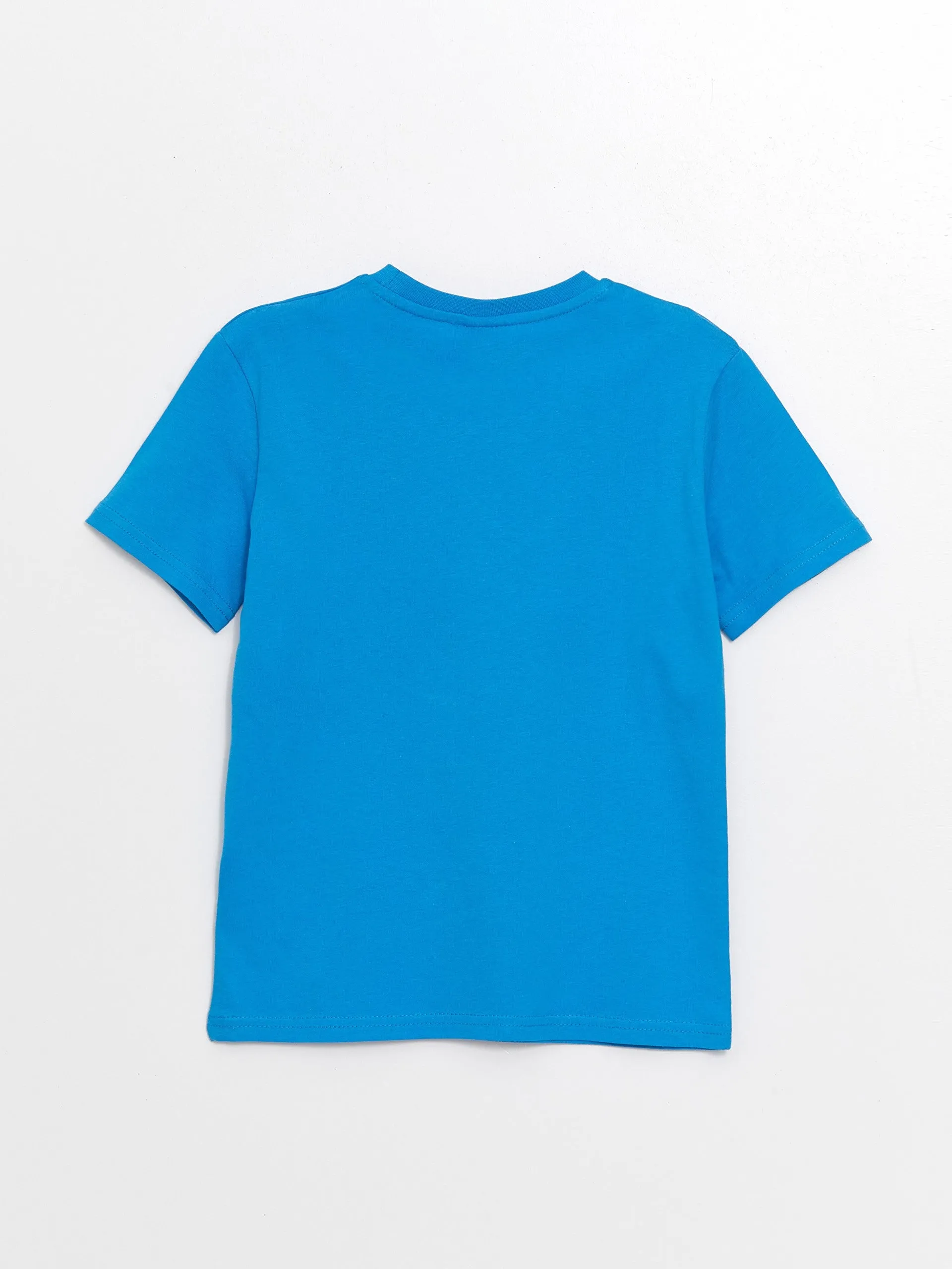 Crew Neck Printed Short Sleeve Boys T-Shirt