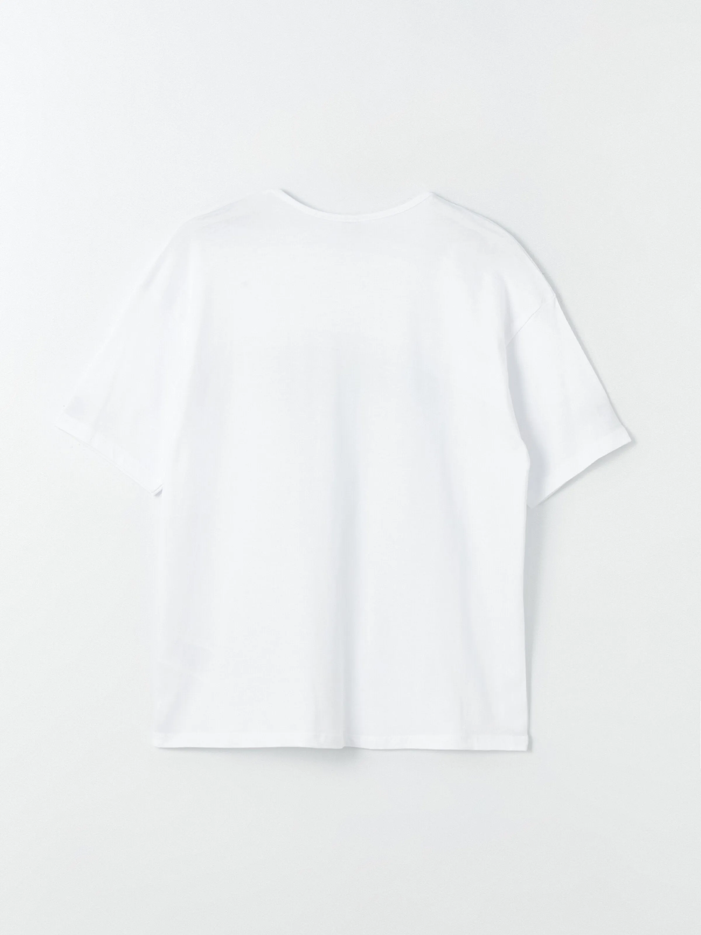 Crew Neck Printed Short Sleeve Girls T-Shirt