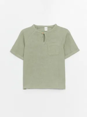 Crew Neck Short Sleeve Baby Boy T-Shirt