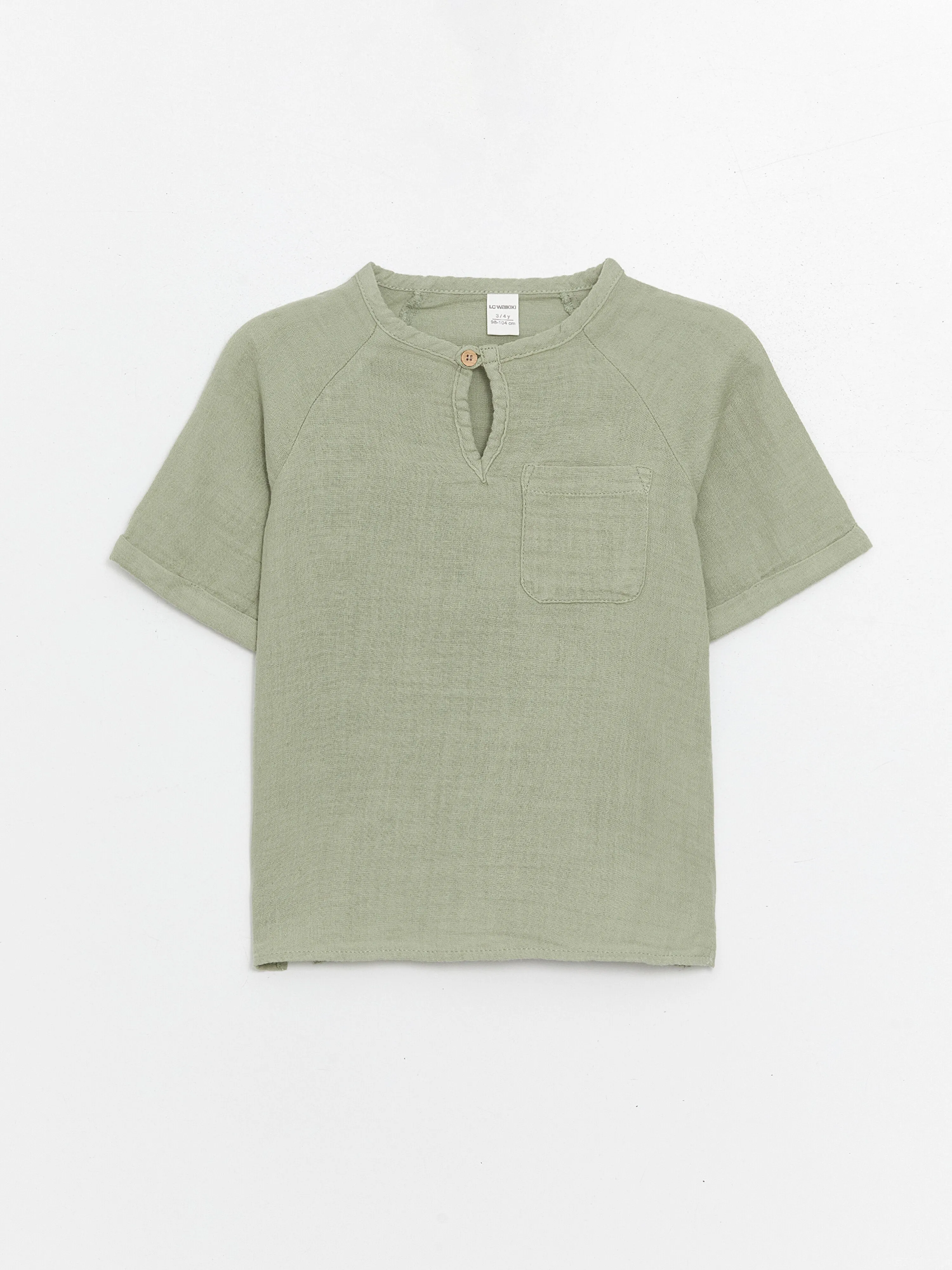 Crew Neck Short Sleeve Baby Boy T-Shirt