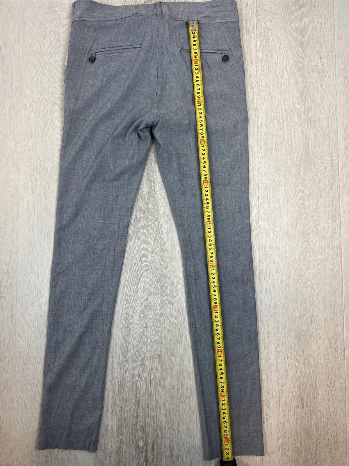 Day Birger et Mikkelsen Womens Grey Linen & Rayon Blend Dress Pants Size 38