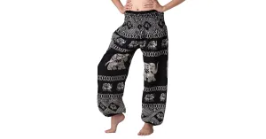 Elephant pants/Harem Pants/Comfy Yoga Pants/Bohemian Clothing/gypsy pants/gifts for women/high waist pants/Hippie boho pants Size XL