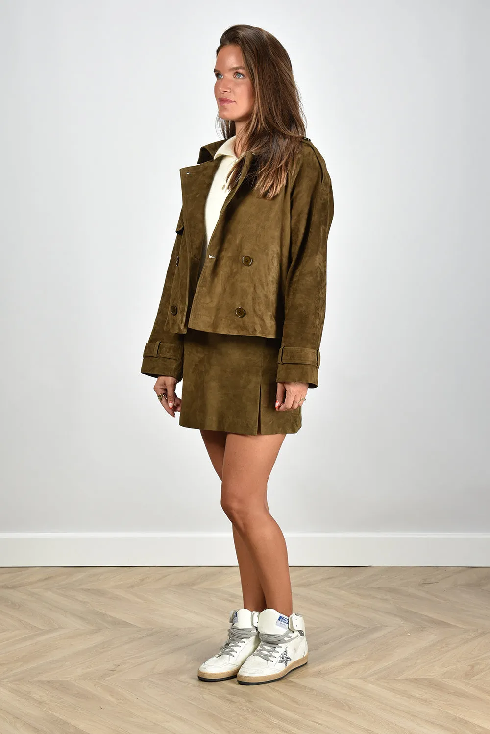 Enes jack Ruby suede khaki