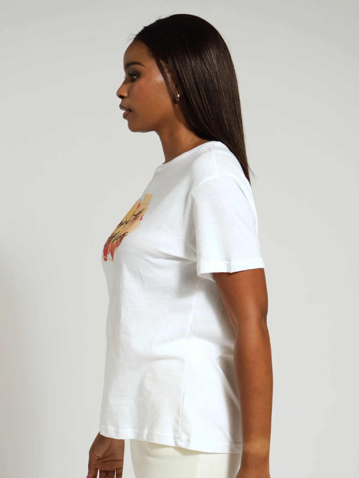 Enjoy The Little Things Regular Tee - Bright White