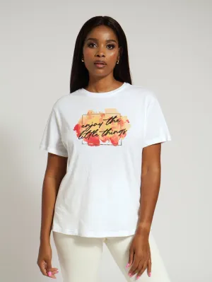 Enjoy The Little Things Regular Tee - Bright White